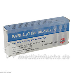 PARI NaCl Inhalationslösung, 20X2.5 ML – PZN 3109789
