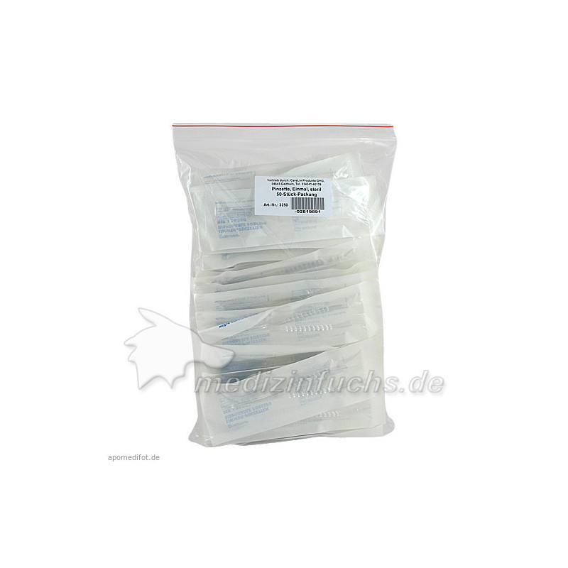 Pinzette Einmal steril, 50 ST – PZN 2819891