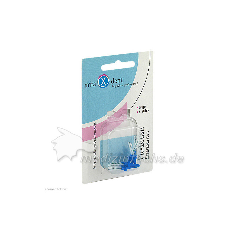 Pic-Brush Ersatzbürsten large blau, 6 ST – PZN 2172449