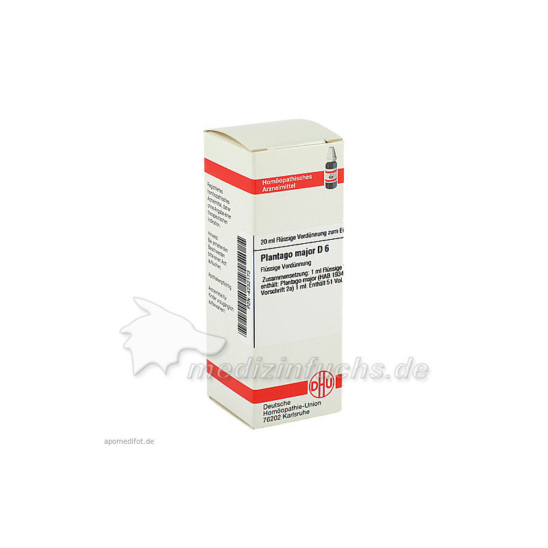 PLANTAGO MAJOR D 6, 20 ML – PZN 4232173