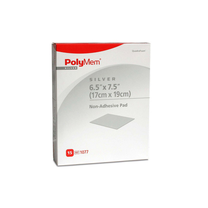 PolyMem Silber Wund Pad 17x19cm, 15 ST – PZN 2671655