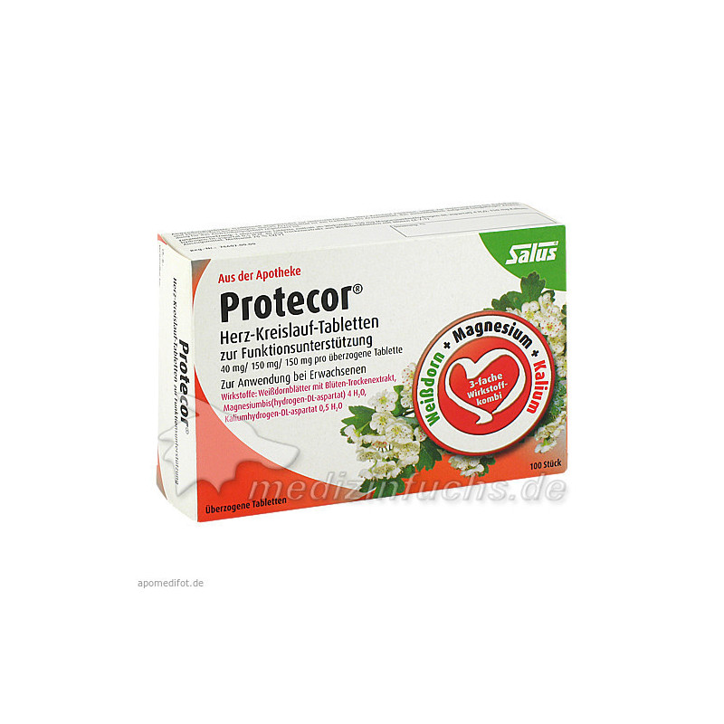 Protecor Herz-Kreislauf Tabl.z.Funktionsunt.Salus, 100 ST – PZN 9205117