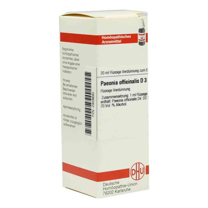 Paeonia Officin. D 3 Dilution (20 ml) – PZN 2928692
