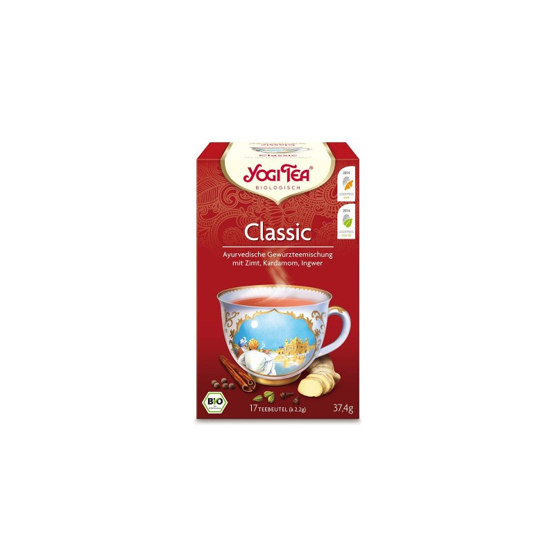 YOGI TEA Classic Bio Filterbeutel, 17X2.2 G – PZN 9687441
