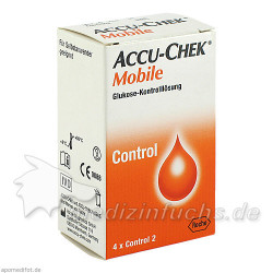 Accu-Chek Mobile Kontrolllösg 4Einmalapplikationen, 1X4 ST – PZN 7306914