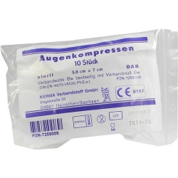 AUGENKOMPRESSEN 5.8x7CM STERIL, 10 ST – PZN 7259008