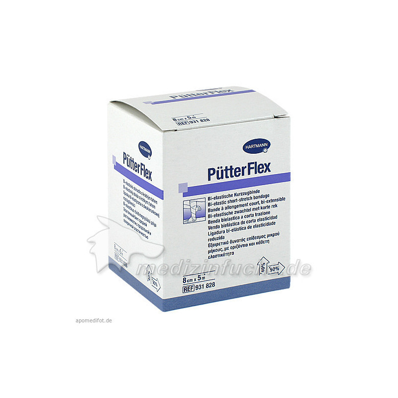 Pütter Flex Binde 8cmx5m, 1 ST – PZN 3541251