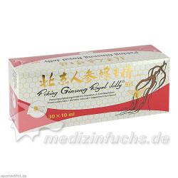 Peking Ginseng Royal Jelly PLUS, 30X10 ML – PZN 5460605