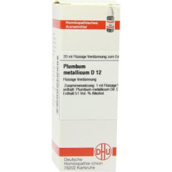 Plumbum Met. D 12 Dilution (20 ml) – PZN 2929444