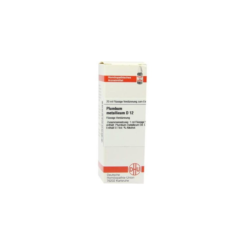 Plumbum Met. D 12 Dilution (20 ml) – PZN 2929444