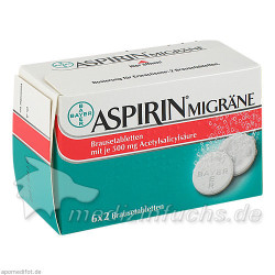 Aspirin Migräne, 12 ST – PZN 958281
