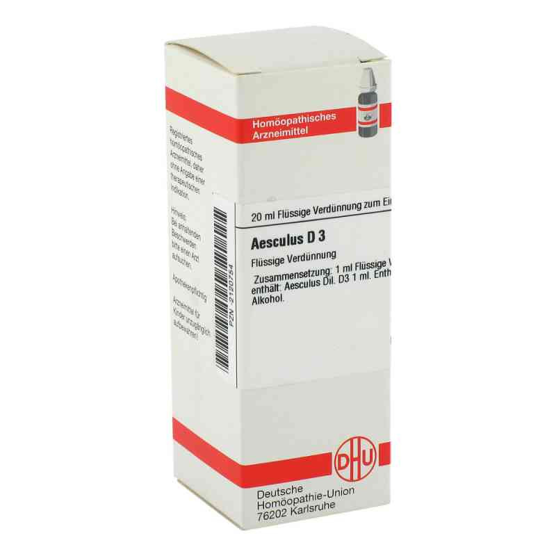 Aesculus D 3 Dilution (20 ml) – PZN 2120754