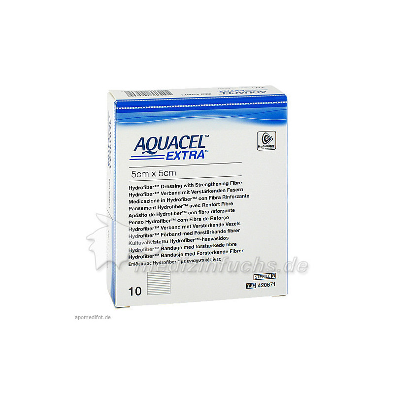 AQUACEL Extra 5x5cm, 10 ST – PZN 9078831