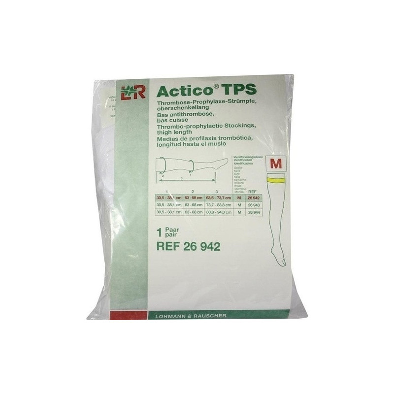 Actico TPS oberschenkellang Gr.M kurz paarweise, 2 ST – PZN 7548818