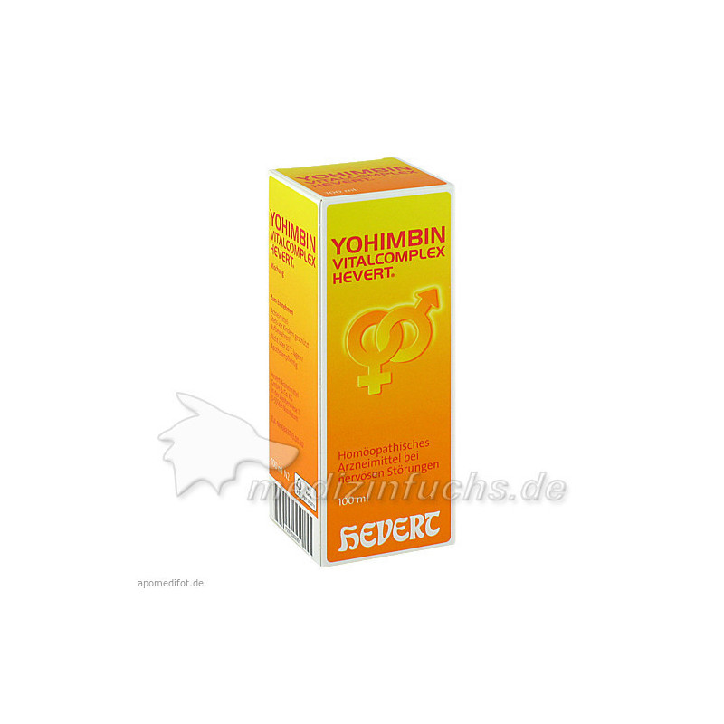 YOHIMBIN Vitalcomplex Hevert Tropfen, 100 ML – PZN 352851