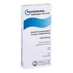 Pasconeural Injektopas 2% Ampullen 2 ml (10 stk) – PZN 11170001