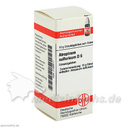 ATROPINUM SULF D 6, 10 G – PZN 7160511