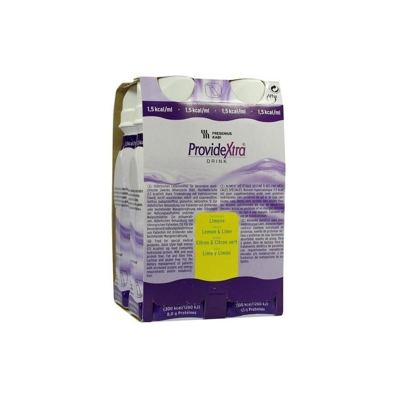 ProvideXtra DRINK Limone Trinkflasche, 4X200 ML – PZN 66097