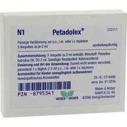 Petadolex Ampullen (5X2 ml) – PZN 8795341