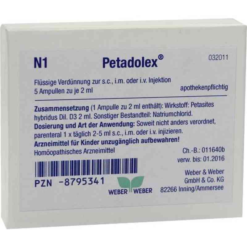 Petadolex Ampullen (5X2 ml) – PZN 8795341