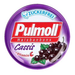 Pulmoll Cassis zuckerfrei Bonbons (50 g) – PZN 8865225
