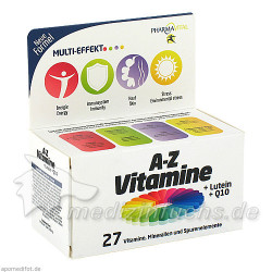 PharmaVital A-Z Vitamine + Lutein + Q10 Tabletten, 60 ST – PZN 9444371