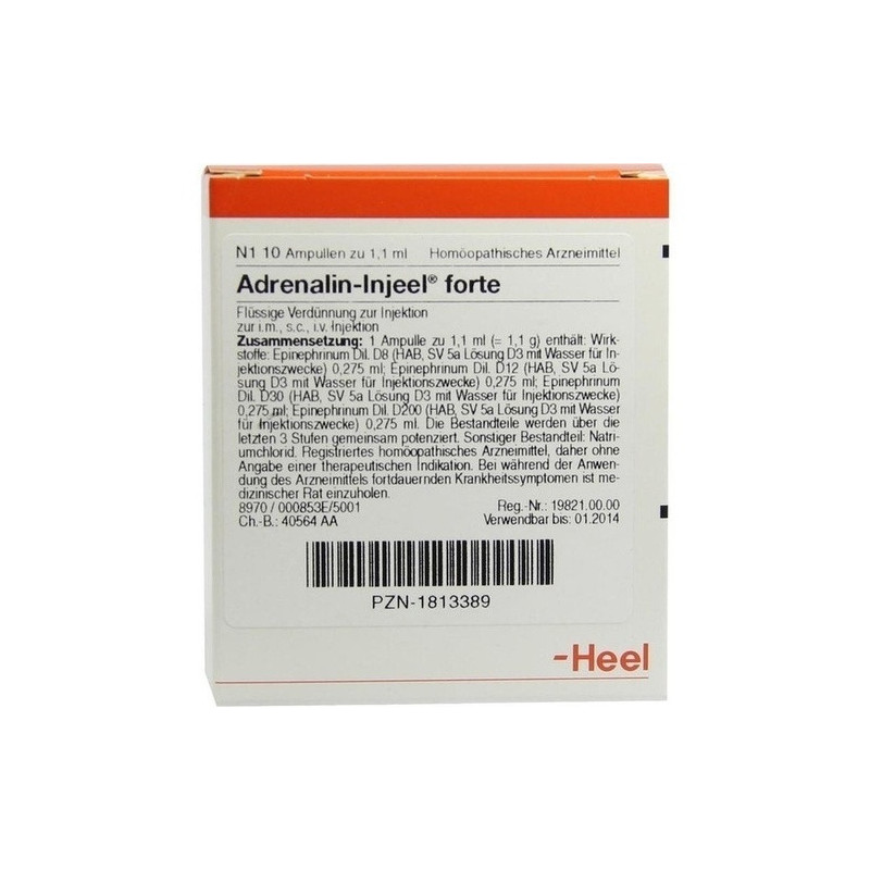ADRENALIN INJ FORTE HOM AL, 10 ST – PZN 1813389