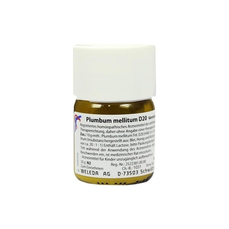 PLUMBUM MELLITUM D20, 50 G – PZN 1616602