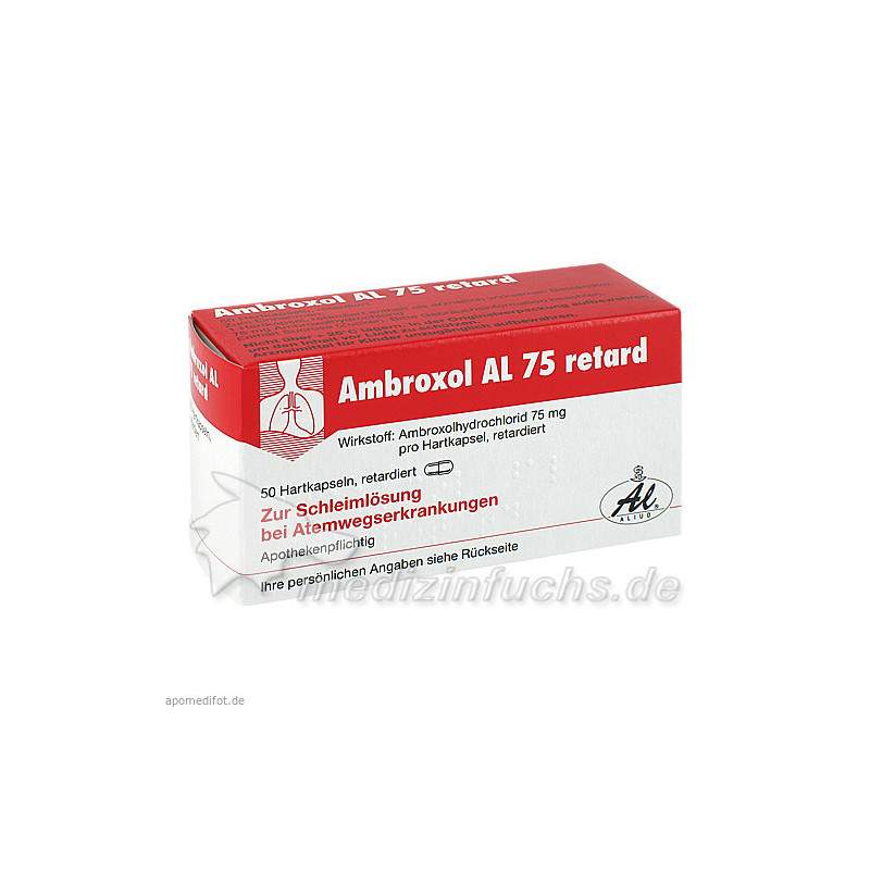 AMBROXOL AL 75 RETARD, 50 ST – PZN 4751571