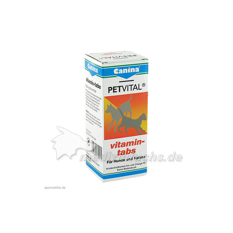 PETVITAL VITAMIN TABS VET, 50 ST – PZN 4315798