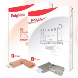 PolyMem Finger Silber Gr.1, 6 ST – PZN 9221990