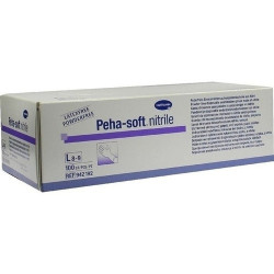 Peha-soft nitrile Untersuch.handsch. L unst.pudfr., 100 ST – PZN 3538071