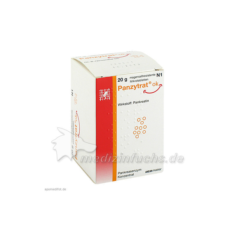 Panzytrat ok magensaftresistente mikrotablette, 20 G – PZN 8630887