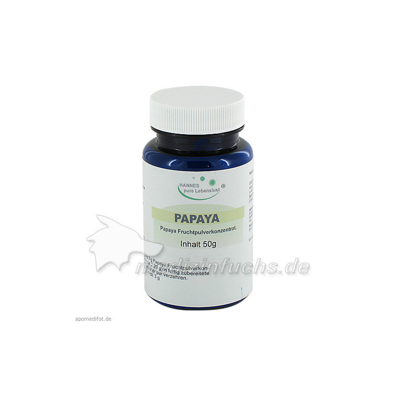 Papaya Frucht Pulver, 50 G – PZN 1449363