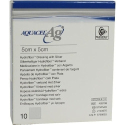 Aquacel AG 5x5cm, 10 ST – PZN 5502829