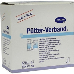 Pütter VERBAND 8cm/10cmx5m, 2 ST – PZN 5529811