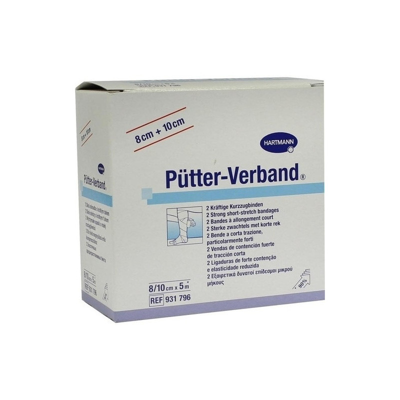 Pütter VERBAND 8cm/10cmx5m, 2 ST – PZN 5529811