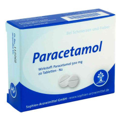 Paracetamol 500 Sophien (20 stk) – PZN 1679407