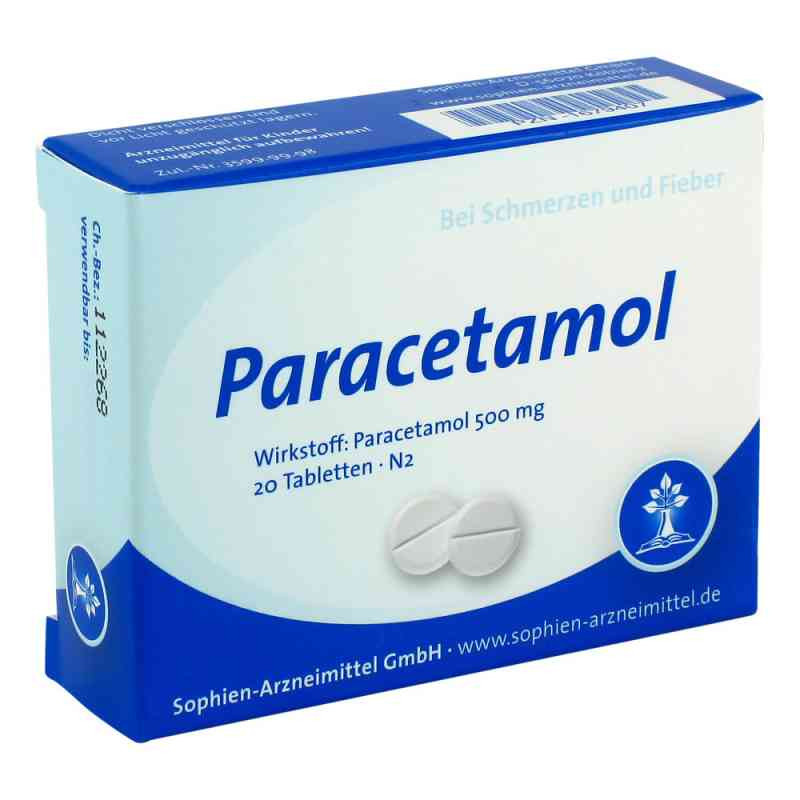 Paracetamol 500 Sophien (20 stk) – PZN 1679407