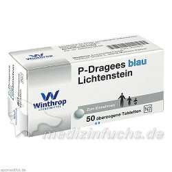 P DRAGEES BLAU, 50 ST – PZN 3935607