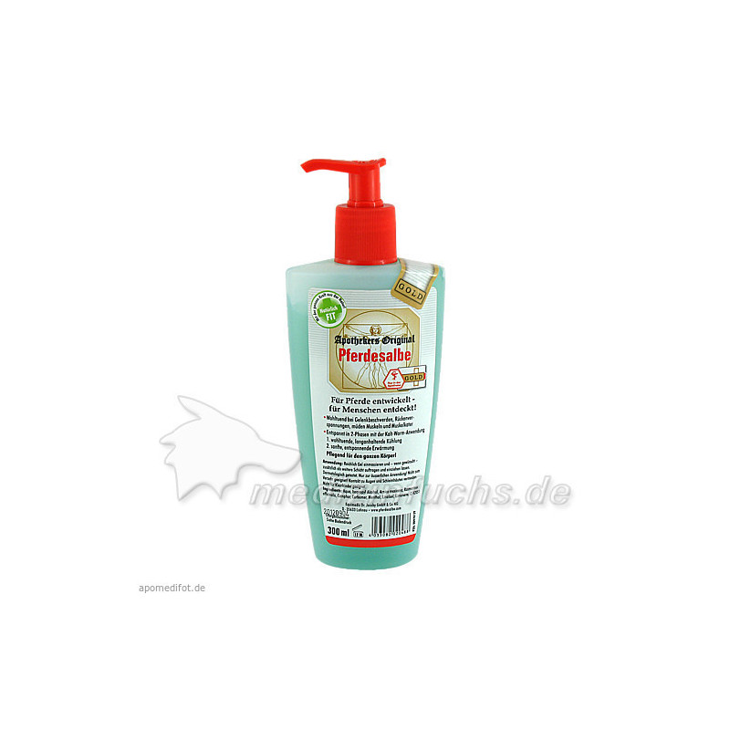 Pferdesalbe Apothekers Original Gold Dosierspender, 300 ML – PZN 970129