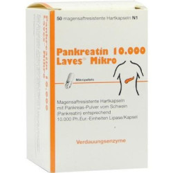Pankreatin 10000 Laves Mikro (50 stk) – PZN 6571324