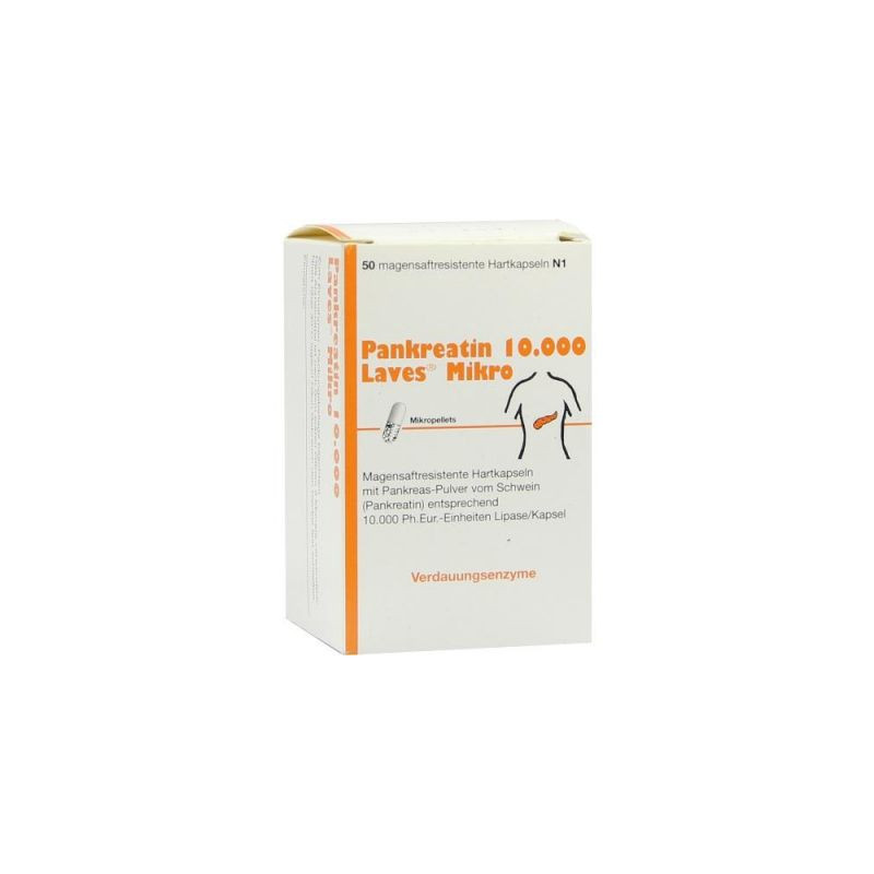 Pankreatin 10000 Laves Mikro (50 stk) – PZN 6571324