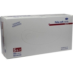 Peha-soft nitrile white Unters.handsch. S unst.pfr, 200 ST – PZN 9213720