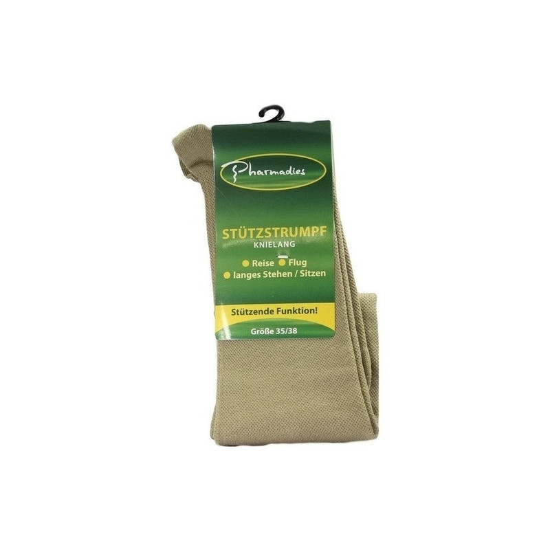 Pharmadies Stützstrumpf beige Gr. 35-38, 2 ST – PZN 5515683