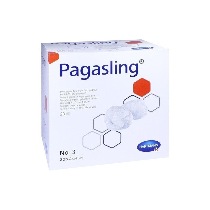 Pagasling Mulltupfer steril pflaumengroß Gr.3, 20X4 ST – PZN 11113397