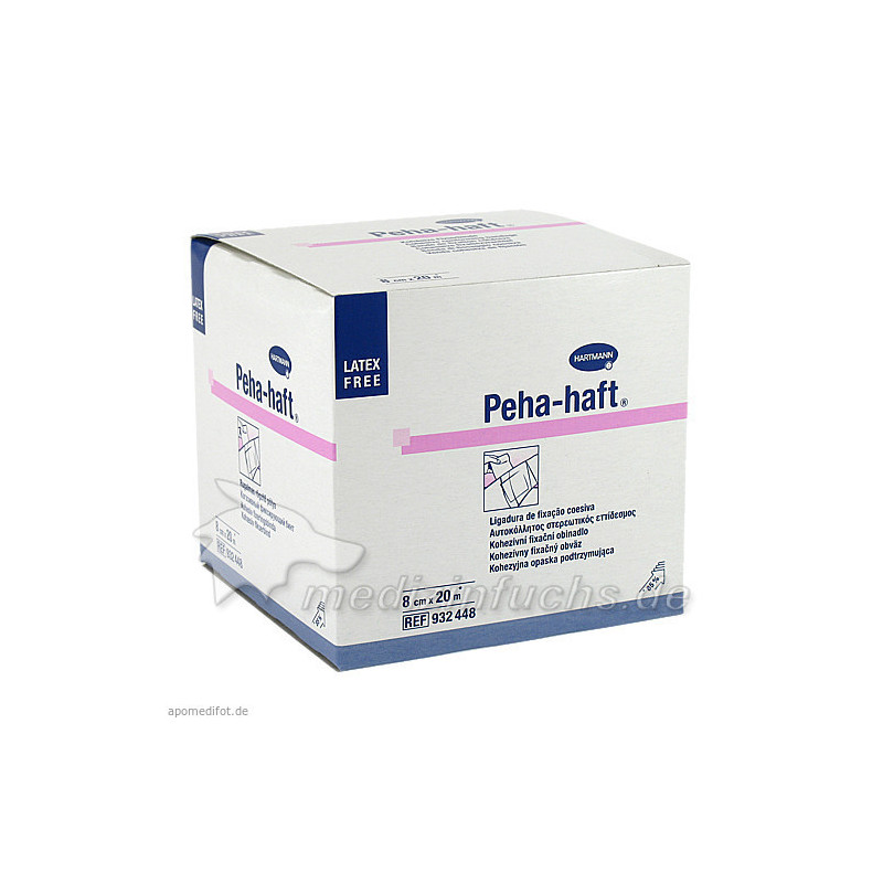 Peha-haft Latexfrei Fixierbinde 8cmx20m, 1 ST – PZN 3544232