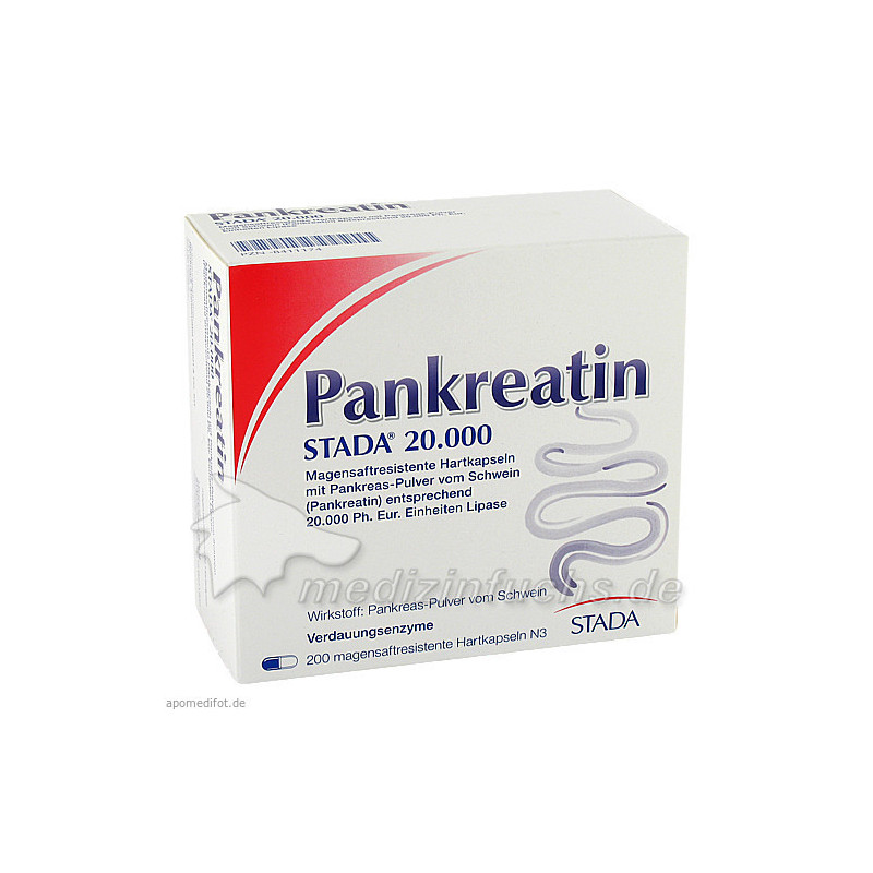 Pankreatin STADA 20.000, 200 ST – PZN 8411174