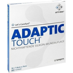 ADAPTIC Touch 7.6x11cm nichthaft.Silikon Wundaufl., 10 ST – PZN 6579900