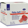 Peha-haft Color Fixierbinde latexfrei 8cmx20m rot, 1 ST – PZN 8886500